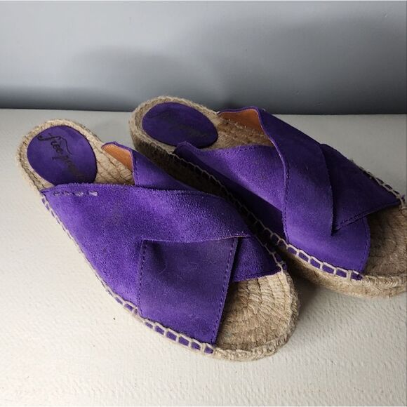 Free People Rope Sandals Flat Chunky Shoes Designer Size EU 36 US 5.5 - Picture 2 of 5